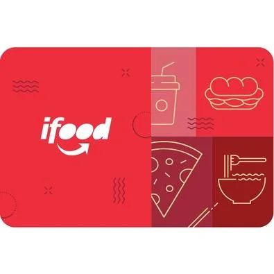 Gift Card iFood: 30-80 reais - Cartão Presente Digital